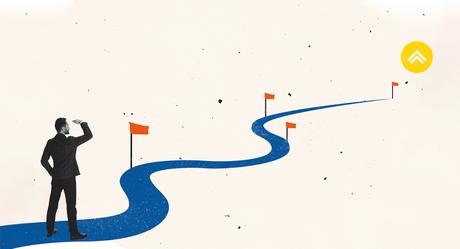 Task Management Best Practices in Filevine Lawyer looking across arrow with path