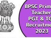 Bihar BPSC School Teacher (Middle, TGT, PGT) Recruitment 2023 Exam Online Form
