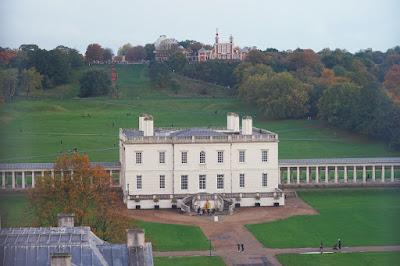 View of the Quee's House and Royal Observatory.