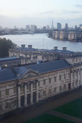 View across Old Royal Naval College to the Thames.
