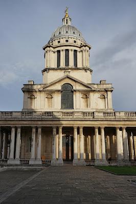 Exterior view of ORNC Chapel, a tall neoclassical building topped by a dome.