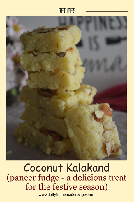 Coconut Kalakand Recipe , How to make Kalakand at home | Nariyal Kalakand