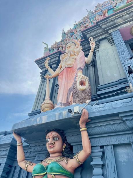 How To Visit Nainativu Island (Nagadeepa Island): A Truly Offbeat Adventure (2023) colourful-statues-outside-Nagapooshani-Amman-Kovil