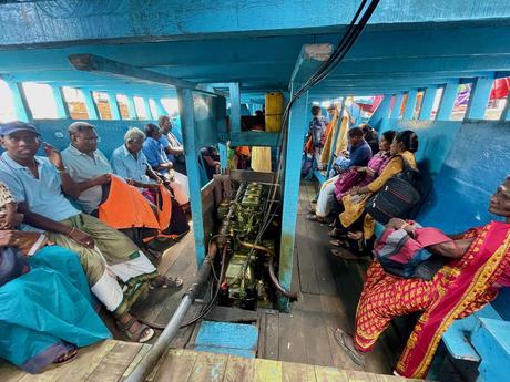 How To Visit Nainativu Island (Nagadeepa Island): A Truly Offbeat Adventure (2023) below-deck-on-the-boat-to-nainativu