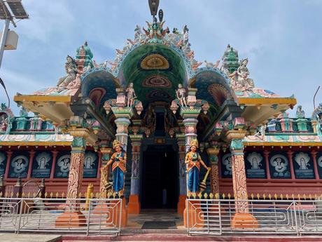 How To Visit Nainativu Island (Nagadeepa Island): A Truly Offbeat Adventure (2023) colourful-entrance-to-inner-sanctum-of-Nagapooshani-Amman-Kovil