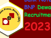 Bank Note Press Dewas Recruitment 2023 Admit Card