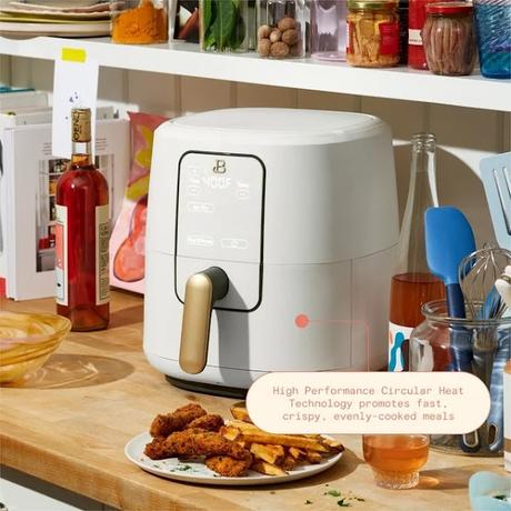 6 Qt Air Fryer with TurboCrisp Technology and Touch-Activated Display