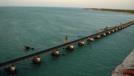 Pamban Bridge is one of the great places to visit in Ramanathapuram 