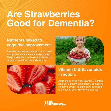 Dementia Risk Reduced with Strawberry Powder. Boost Your Brain.