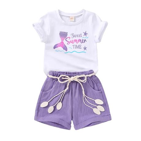 Cute T-Shirt Shorts 2pc Outfit