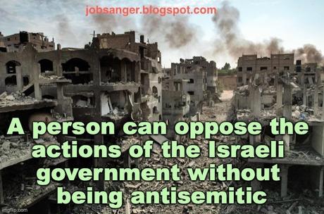Opposing Israel Government Actions Is Not Antisemitism