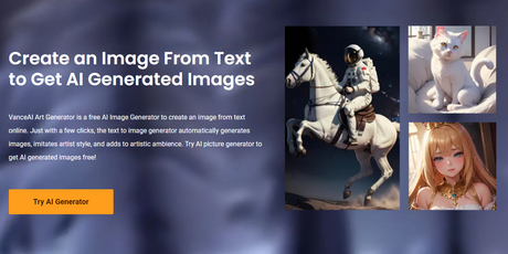 Step 1: Launch the VanceAI Image Generator Interface