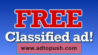 Place Classifieds Ads For Free And Get Innumerable Business Opportunities Place Classifieds Ads For Free And Get Innumerable Business Opportunities