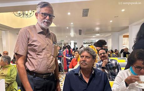 Happy moment with legend Haryana Hurricane - Great Kapil Dev Happy moment with legend Haryana Hurricane - Great Kapil Dev