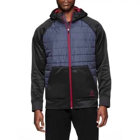 Reebok Mens and Big Mens Active Hybrid Jacket