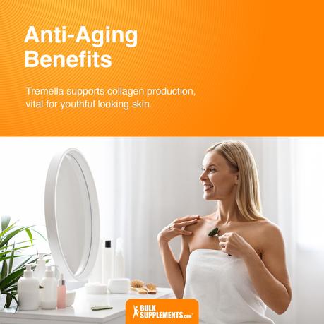 anti-aging benefits tremella mushroom