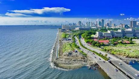 Bay City aerial view