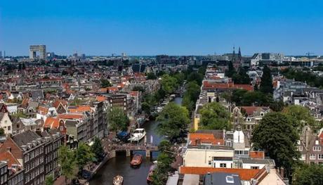 Aerial View of a city
