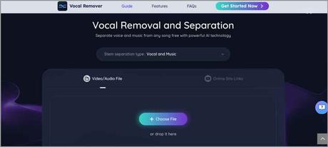 How to Remove Vocals from a Song Simply Upload file
