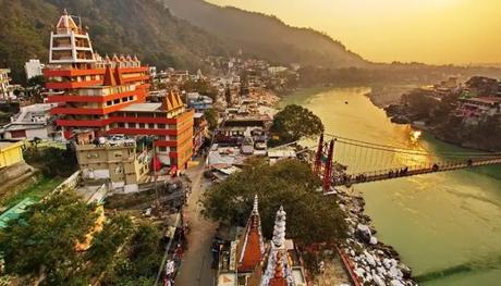 A captivating view of Yoga Capital Of the World ranks among the places to visit under 10000 in India