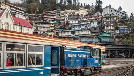 Famous steam train in one of the most charming places to visit in India for couples 
