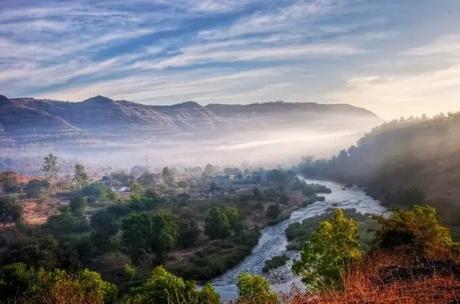 A breathtaking view Panshet Maharashtra embellished with natural beauty