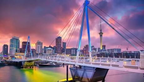 Cityscape shot of one of the best cities to visit in New Zealand in December