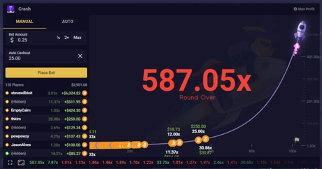 Roobet Crash Game