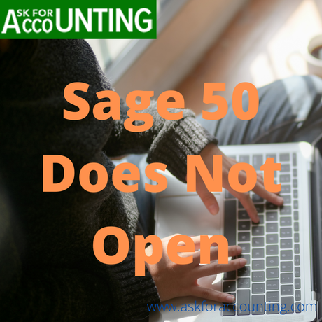 Sage 50 Not Open After Update