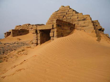 pyramid-hidden-in-the-sand-at-meroe-in-sudan