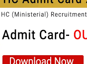 CISF Head Constable (Min) 2019 Medical Exam Admit Card