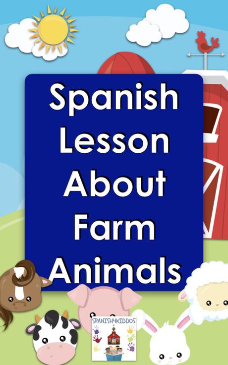Spanish lesson about farm animals