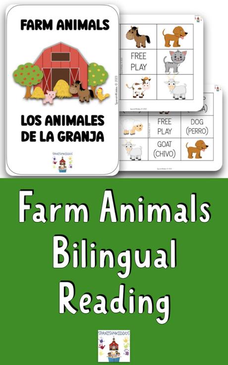 Spanish lesson about farm animals