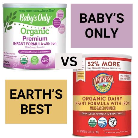 Baby’s Only vs. Earth’s Best: Which Baby Formula is Better?