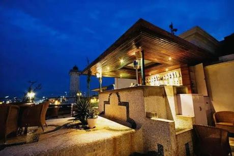 The magnificent rooftop restaurant- Lighthouse at the Promenade Hotel, indulge into the delicious food  is one of the best things to do in Pondicherry