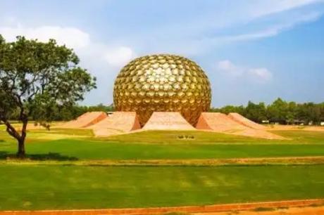 Spend a day at Auroville is one of the exciting things to do in Pondicherry