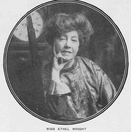 Tuesday 5th December - Ethel Wright (1866 probably, or 1868 or 1872 - 1939 but who can tell?)