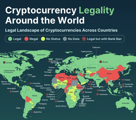 Crypto Legalization Sweeps Across Global Nations