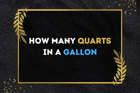 How many quarts are in 5 gallons