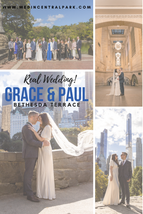Grace and Paul’s Wedding on Bethesda Terrace
