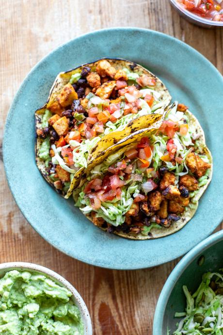 Tofu Tacos with Black Beans