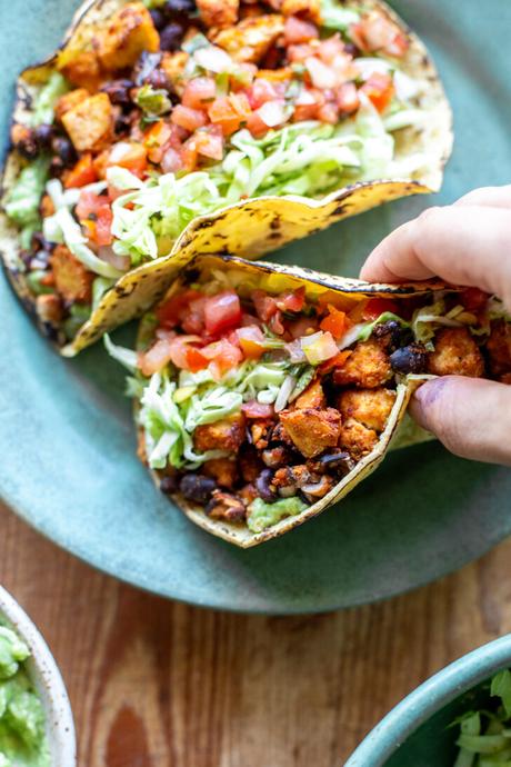 Tofu Tacos with Black Beans