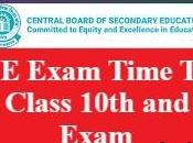 CBSE Exam Time Table 2024 Class 10th 12th