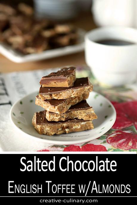 Salted Chocolate English Toffee