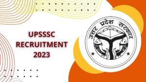 UPSSSC Nakshanveesh / Manchitrak Recruitment 2023