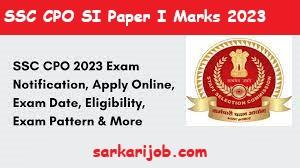SSC CPO SI Paper II New Exam Date Notice 2023
