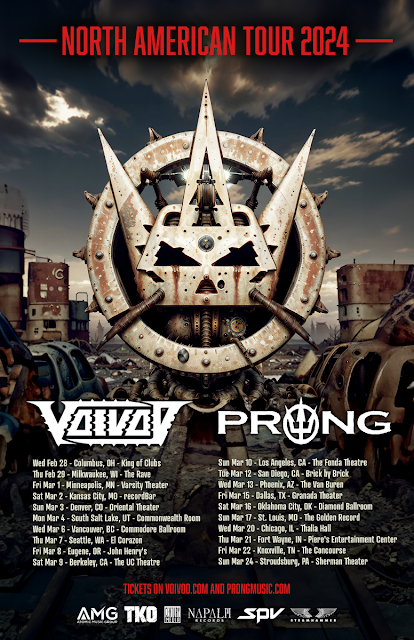 VOÏVOD and PRONG Join Forces On Upcoming North American Co-Headline Tour