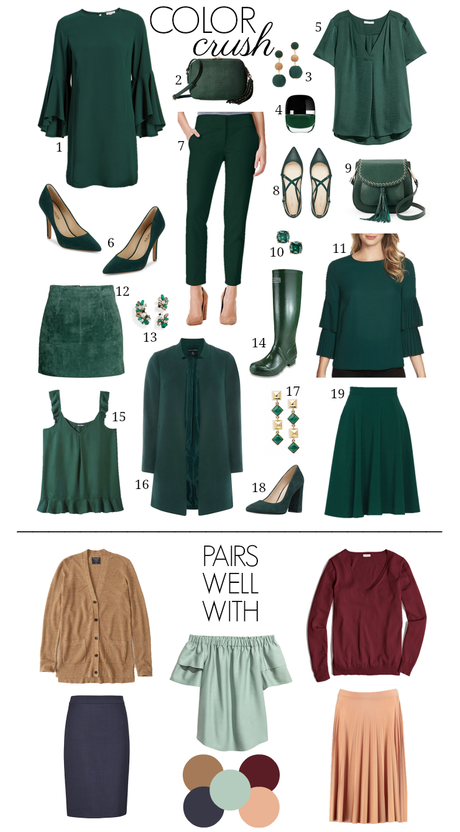 What Colors Go With Emerald Green Clothing?  