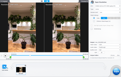 VideoProc super Enhancer