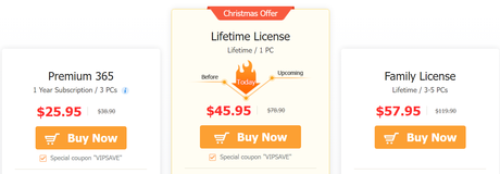 VideoProc pricing plans 